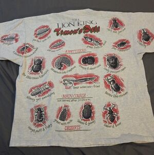 1990s Vintage Disney The Lion King Timon’s Deli Graphic T shirt RARE tee